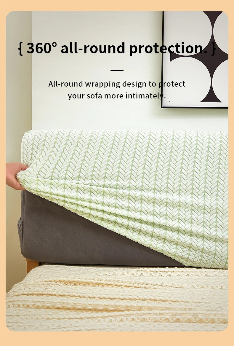 1 PC Headboard Cover elastic jacquard Bedside Cover for bed in bedroom easy to clean Headboard Cover