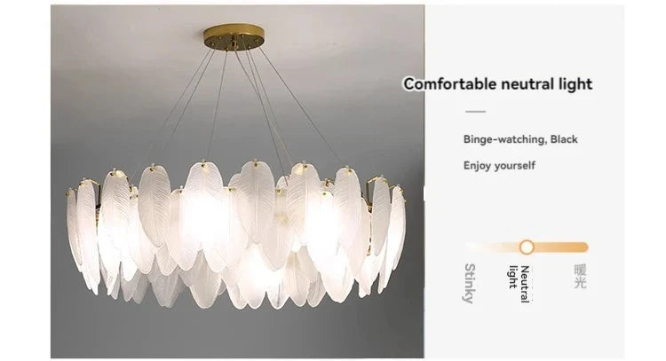 Modern Luxury crystal Chandeliers Gold French Glass chandelier Idoor Home Decor Pendant Lamp for Living Room Dining