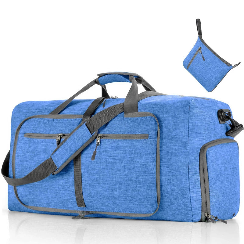 Large Capacity Travel Duffel Bag 85L Shoulder Sports Bag Women Waterproof Oxford Foldable Big Travel Bag Men Fitness Luggage sac