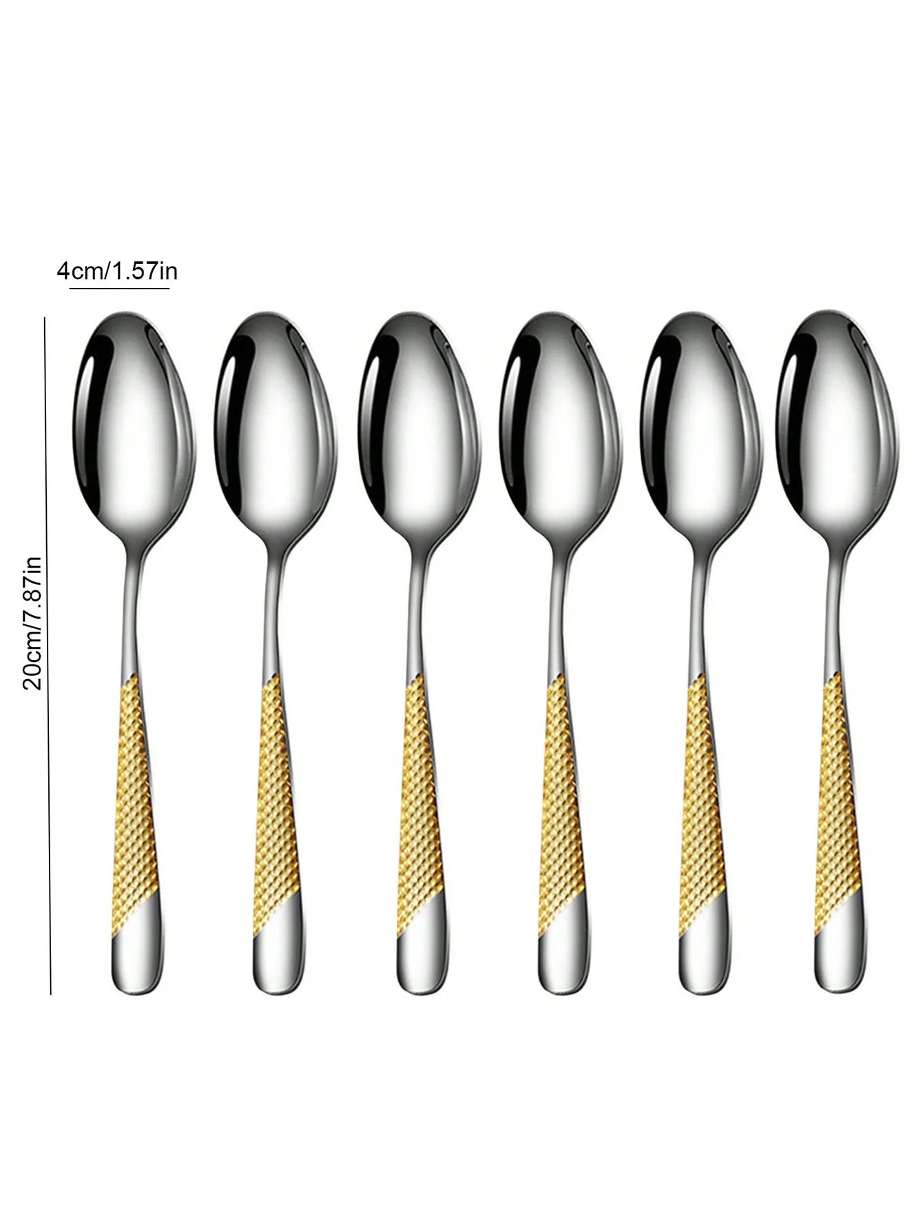 6pc/30pc Stainless steel star drill dinnerware set knife, fork and spoon set for the kitchen and dining room