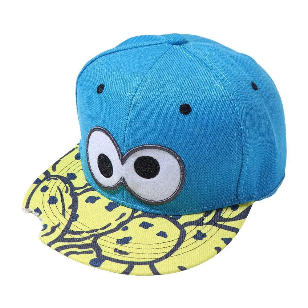 Snapback Hat Eye Pizza Baseball Cap Letter Embroidery Sunscreen Sun Hat Hip-hop Korean Style Peaked Cap Sports