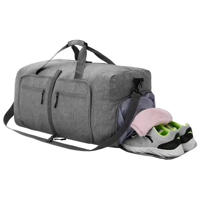 Large Capacity Travel Duffel Bag 85L Shoulder Sports Bag Women Waterproof Oxford Foldable Big Travel Bag Men Fitness Luggage sac