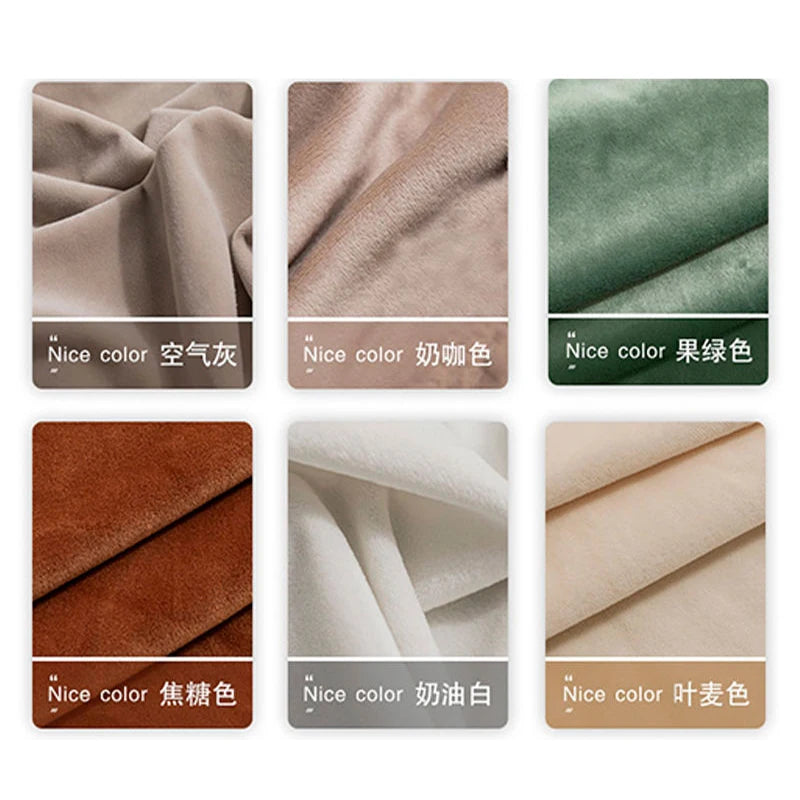 Soft Velvet Bed Head Cover Thicken Elastic Bed Cover All-inclusive Comfortable Headboard Cover for Home