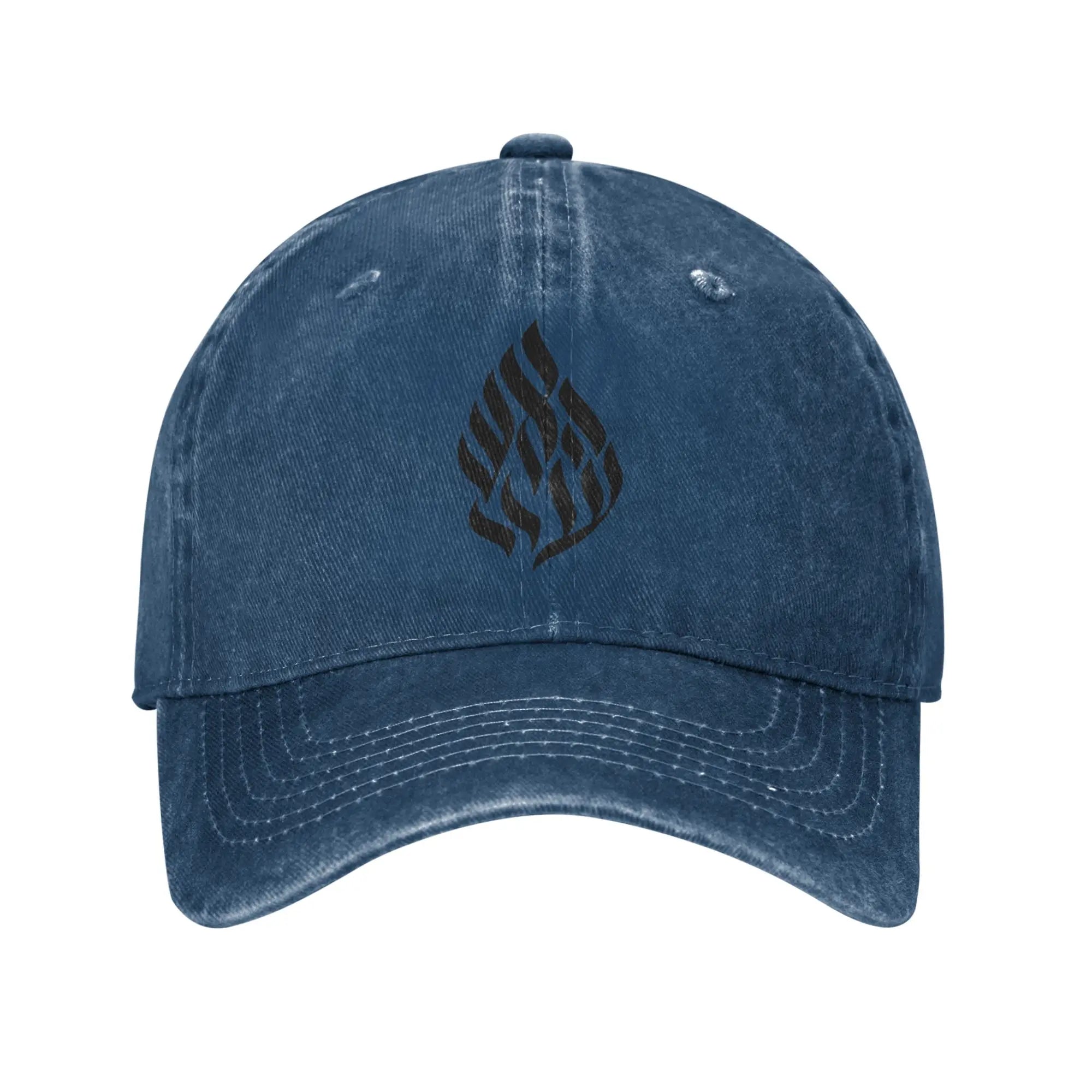 Classic My Fire Rebbe Nachman Hebrew Baseball Cap Unisex Style Distressed Denim Snapback Hat Breslov Outdoor Summer Gift Hat