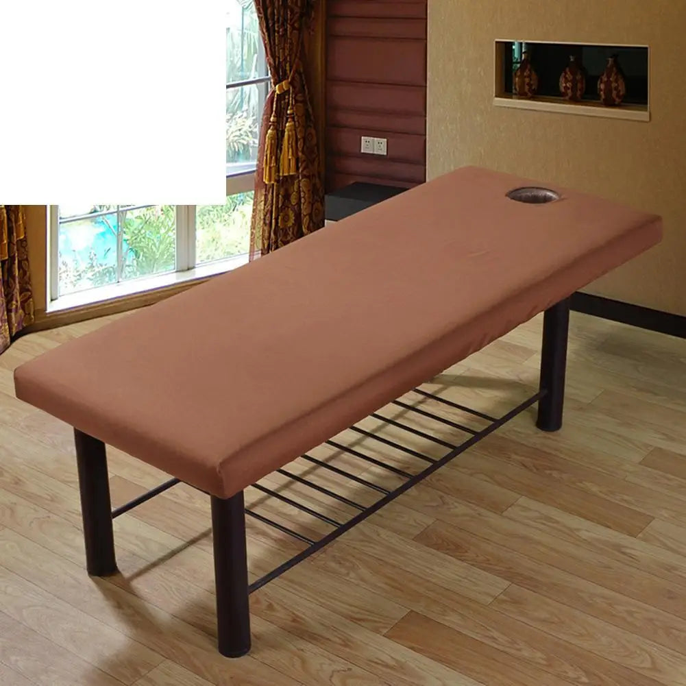 New Beauty Salon Massage Elastic Bed Cover High Stretch Wedding Hotel Birthday Table Cover Buffet Cloth Table Set Deco