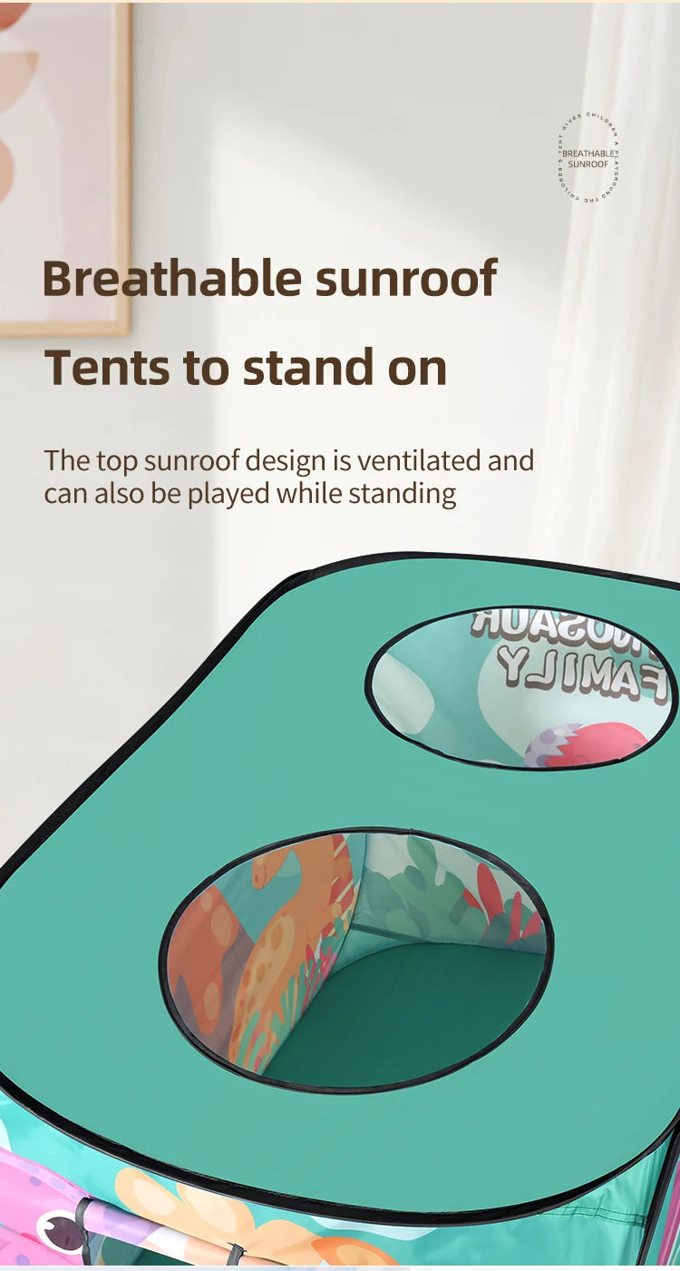 Children's Tent Game House Indoor and Outdoor No Installation Kindergarten Foldable Family Toy House