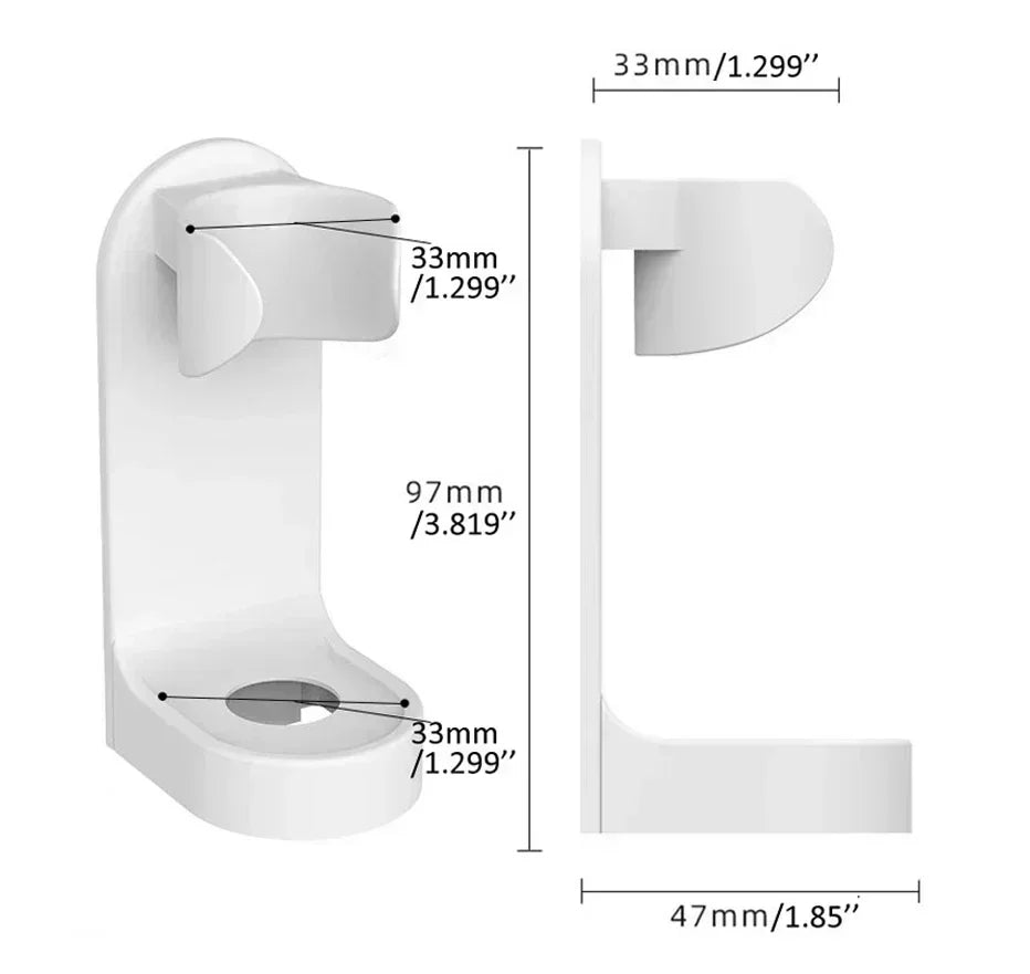 Bathroom Toothbrush Holder Wall Mount Bathroom Organizer Double Single Hole Self Adhesive Tooth Brush  Accessories Space Saving