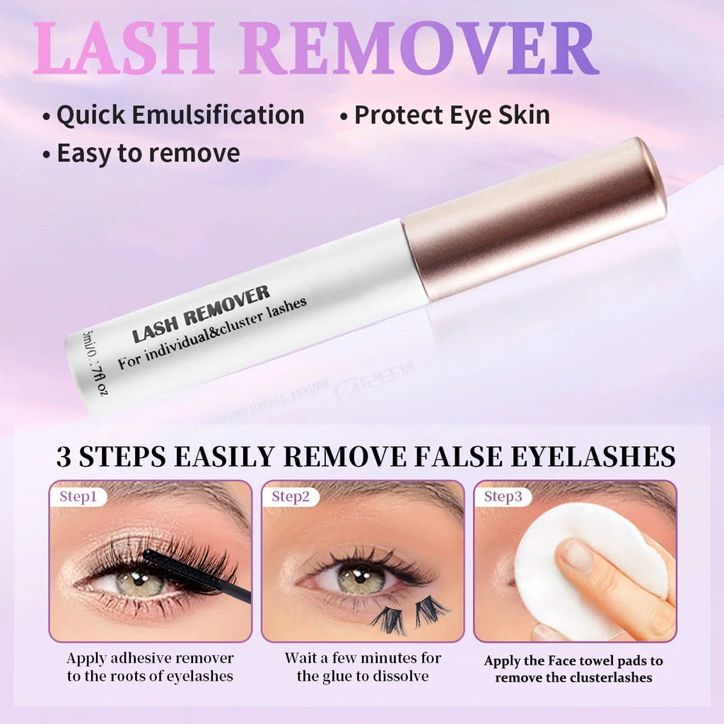 Eyelashes Cluster Cat Eye Lashes Natural long Lashes Individual Lashes Mixed Length Eyelash Extension DIY Lashes