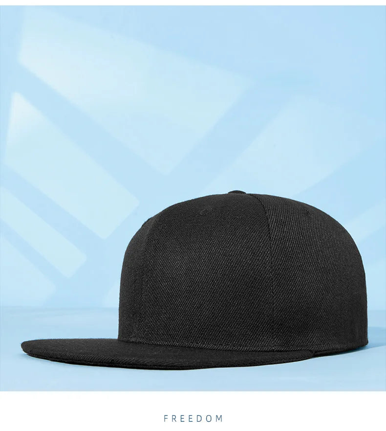 Bone Snapback Cap Full Closed Baseball Cap Men Women Flat Brim 6 Planas Hip Hop Hat Fitted Size Flat Brim Summer Cap Casquette
