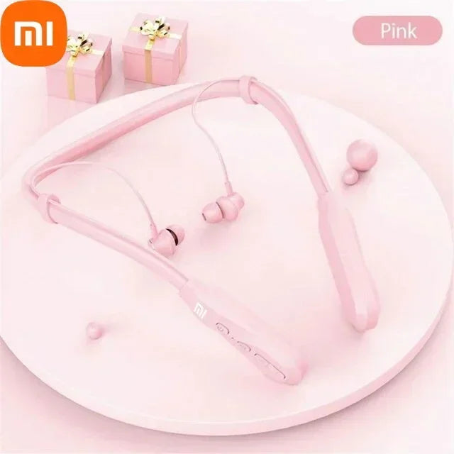 Xiaomi Mijia Wireless Earphones 200 Hour Play Neckband Bluetooth 5.1 Headphones Headphone with Mic 9D Stereo Earbuds Headset