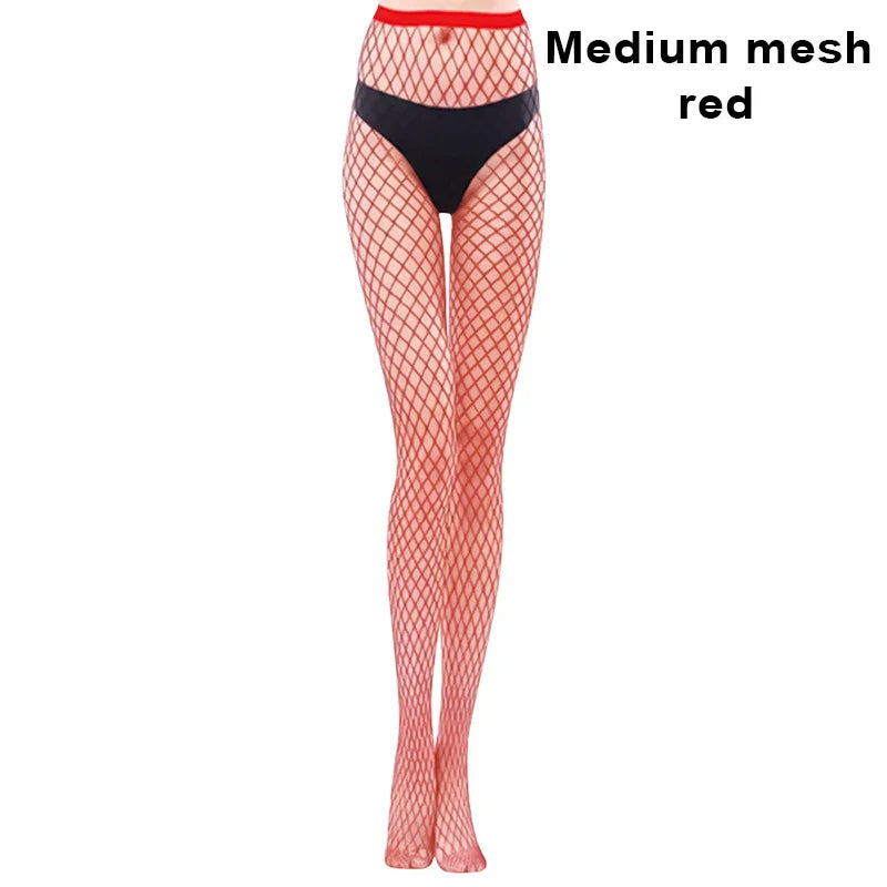 Sexy Women Long Fishnet Mesh Nylon Tights Body Stockings Slim Perfect Legs Fish Net Hollow Pantyhose High Waist Leggings Hosiery
