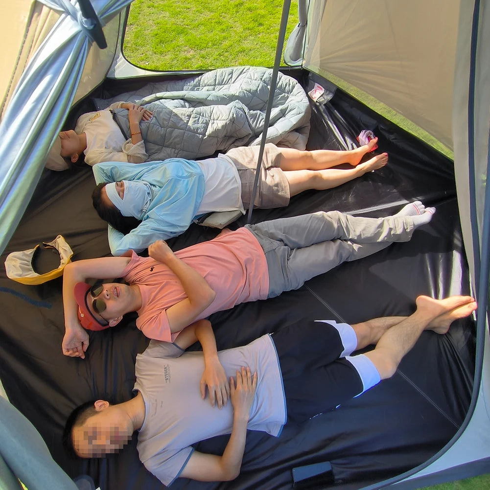 Indian Tent Outdoor Waterproof Tipi Tent 4 Person Yurt Family Mongolian Large Teepee Camping for Adults Pyramid Double Layer