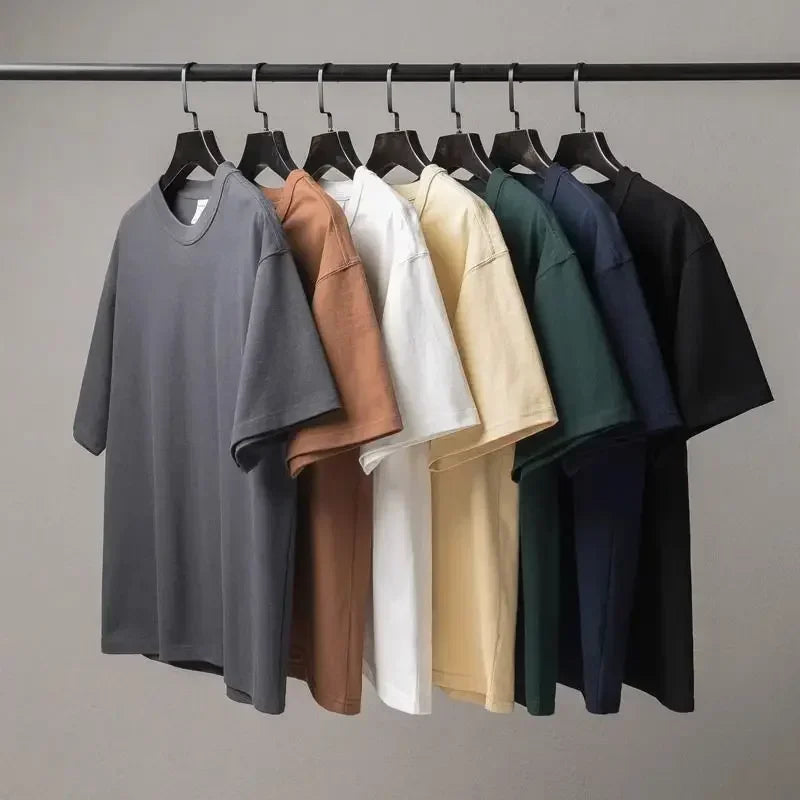 Men's Short-Sleeve T-Shirt Sweat-Absorbent Breathable Stylish and Versatile Sports  Men's T-shirts for Summer