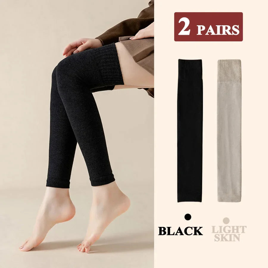 Thick Stockings Women Socks Warm Winter Over Knee High Hold Up Sexy Slim Ladies Girls Halloween Gift 7 Colors 1 Pairs Hot Sale
