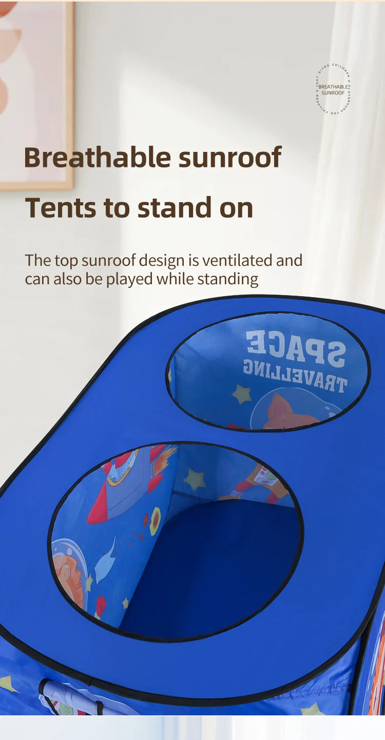 Children's Tent Game House Indoor and Outdoor No Installation Kindergarten Foldable Family Toy House