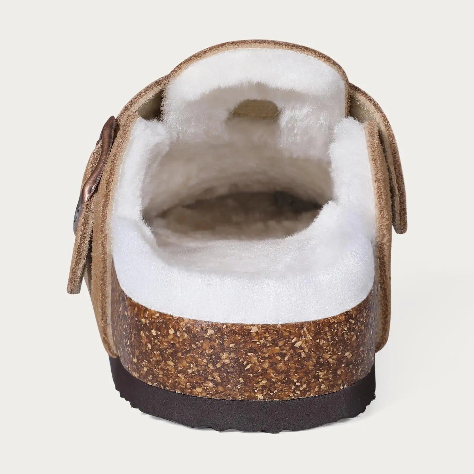 KIDMI Suede Clogs for Women Men Mules Cork Footbed Sandals With Arch Support Fashion Nonslip Outdoor Beach Slippers Home Shoes