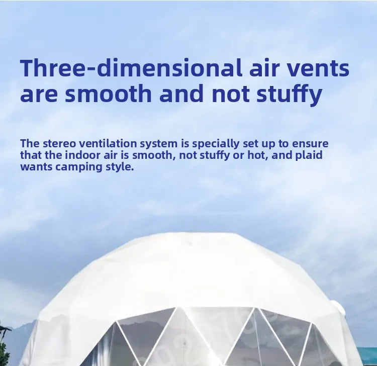 Hotel Tent Room Ball Tent Star Room Accommodation Camp Homestay Translucent 2-6 people