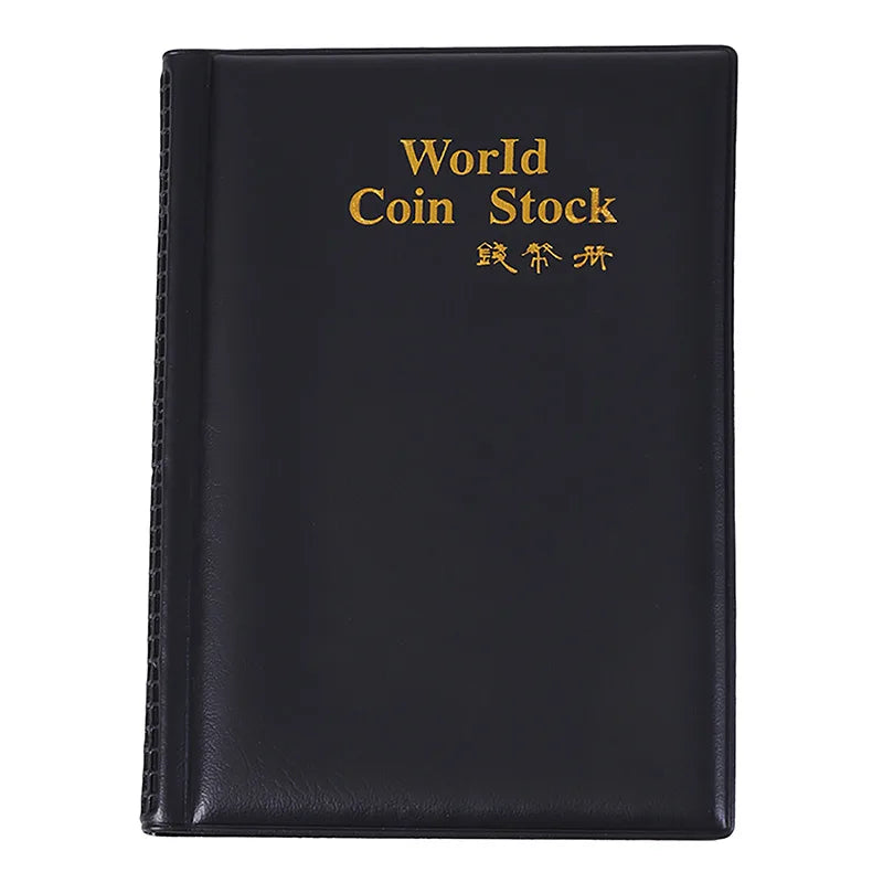 120/360 Pockets Coin Collection Book 10/20 Pages Coin Collection Holder Album Commemorative Coin Organizer Storage