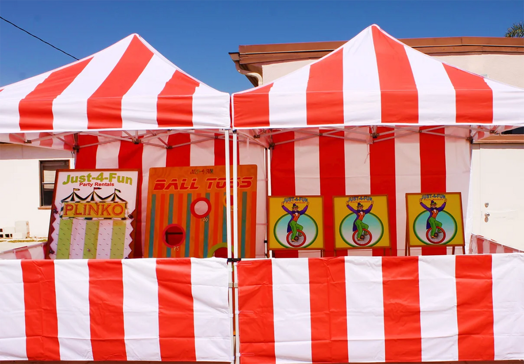 Red And White Bar Exhibition Event Party Tent 10x10