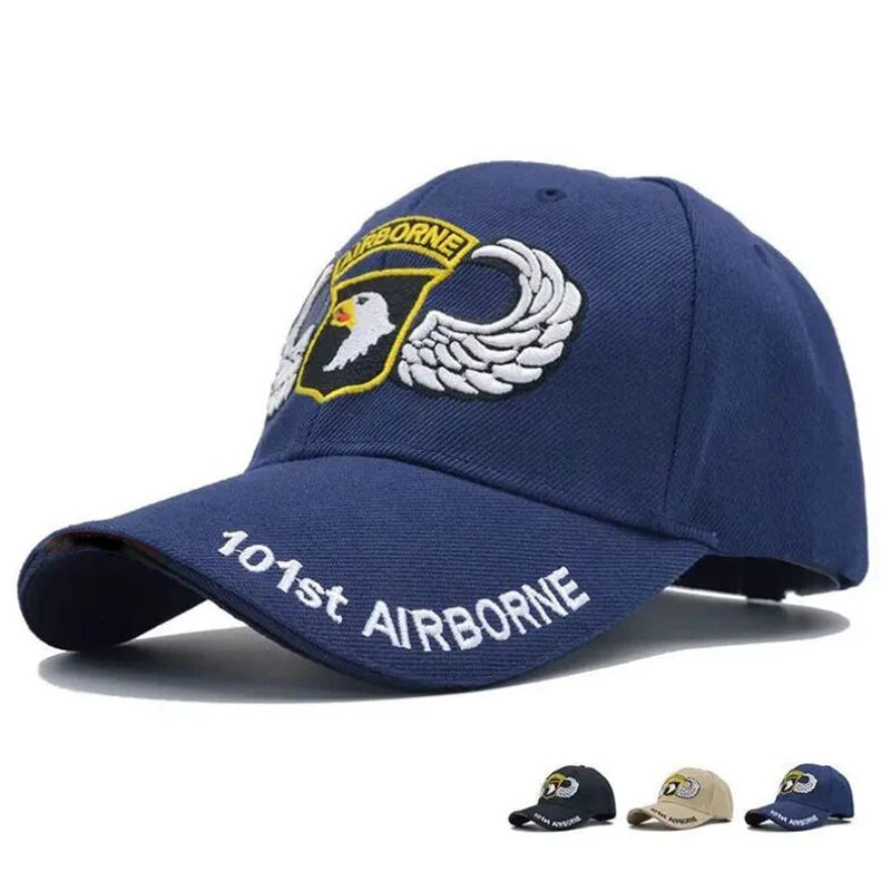 101 Airborne Baseball Cap Snapback Caps Outdoor Leisure Hip Hop Sun Hat adjustable Men Women Fishing Hunting Hats