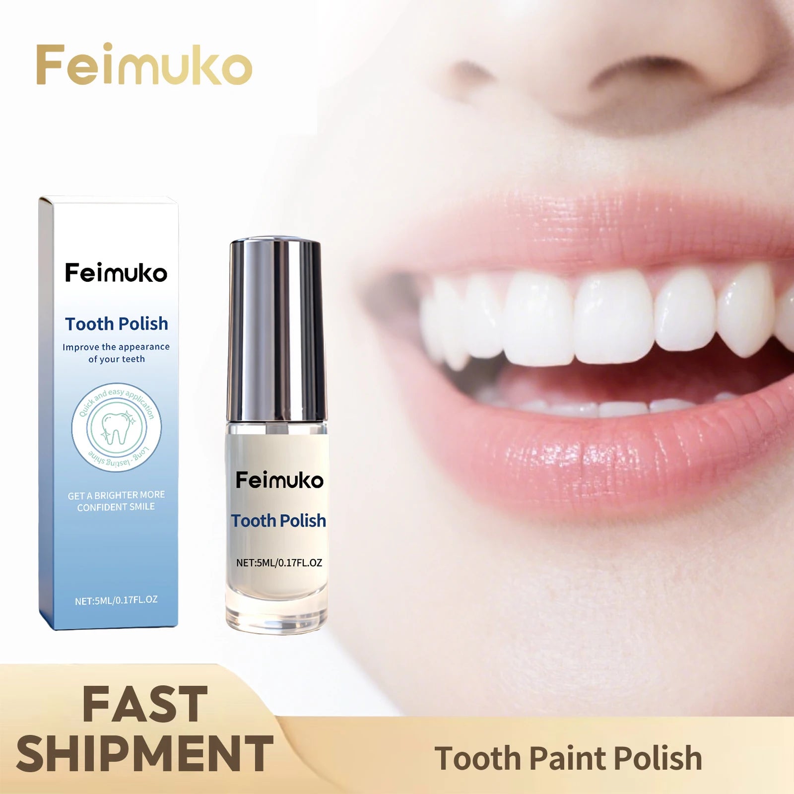 Teeth Whitening Paint Cleansing Plaque Stain Remove Tooth Pigments Brightening Yellow Teeth Fresh Breath Dental Bleaching Polish