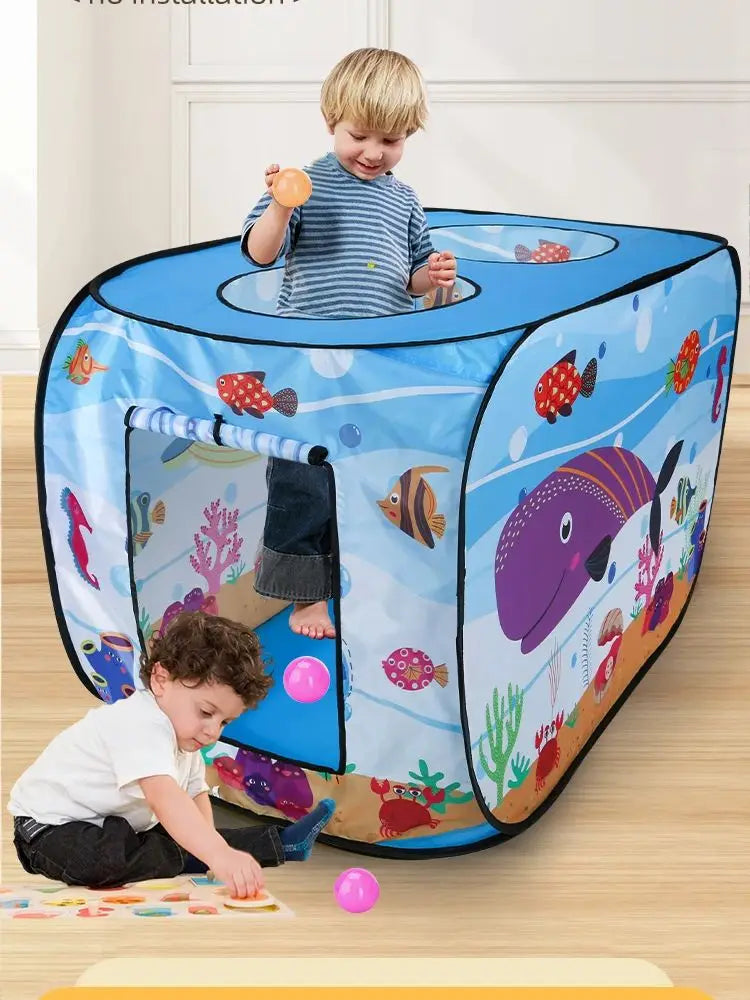 Children's Tent Game House Indoor and Outdoor No Installation Kindergarten Foldable Family Toy House