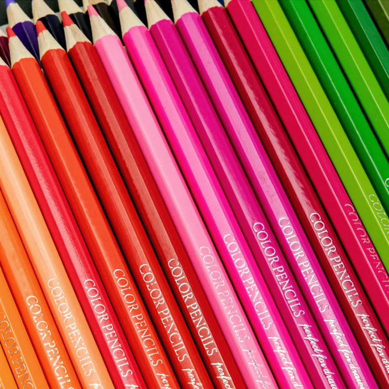 12/24/36/48/72 colors pencil oily colored pencil painting pen Colored Pencil Set Hand-Painted Sketch Pen School Office Supplies