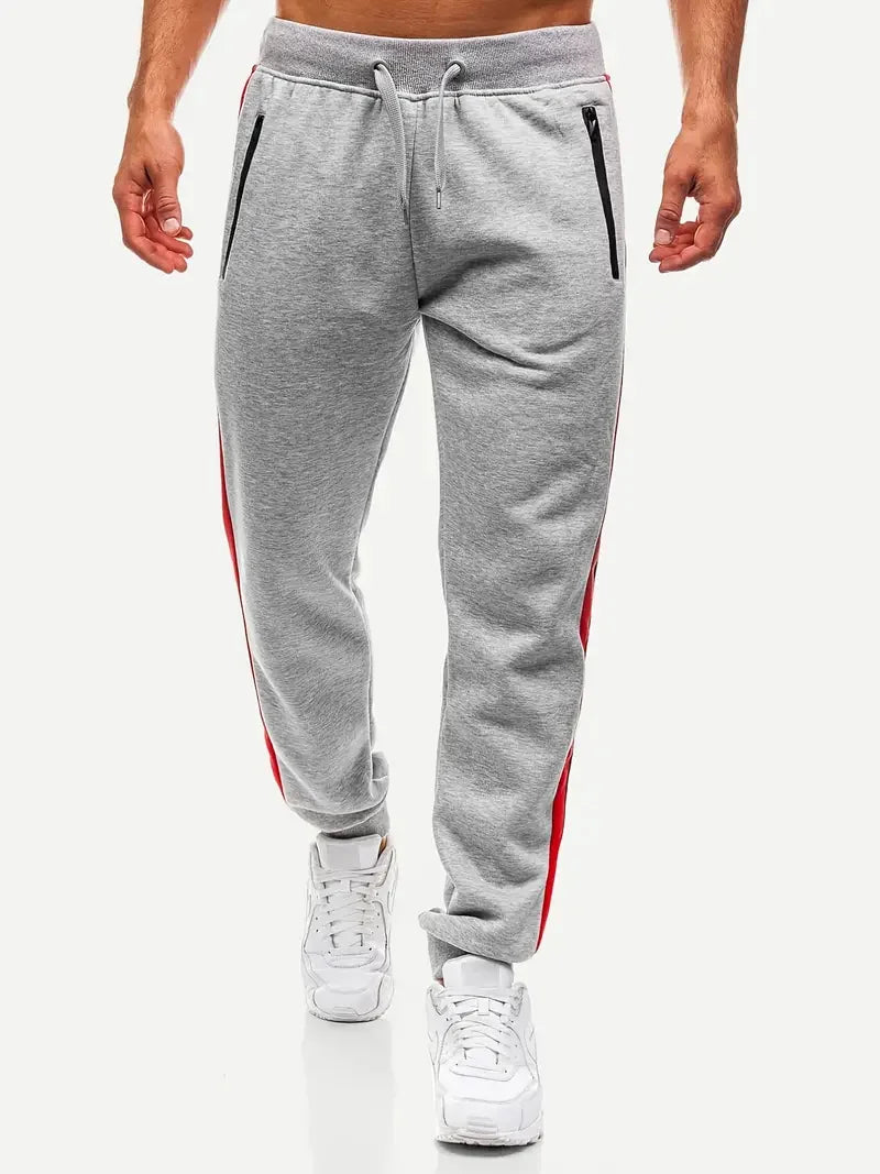 Men's Sweatpants Joggers Trousers Elastic Waist Sports Outdoor Daily Wear Casual Fashion Hip Hop Streetwear Gray Black Pants