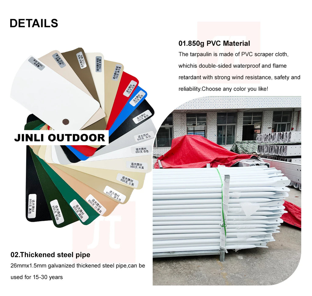 Spherical tent, geodesic tent, dome tent, galvanized steel pipe frame, PVC waterproof tarpaulin, wind-resistant, pressure-resist