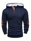 New Men's Fashion Hooded Sweatshirts Spring Autumn Long Sleeve Drawstring Pullovers Casual Streetwear Men Loose Sports Hoodies