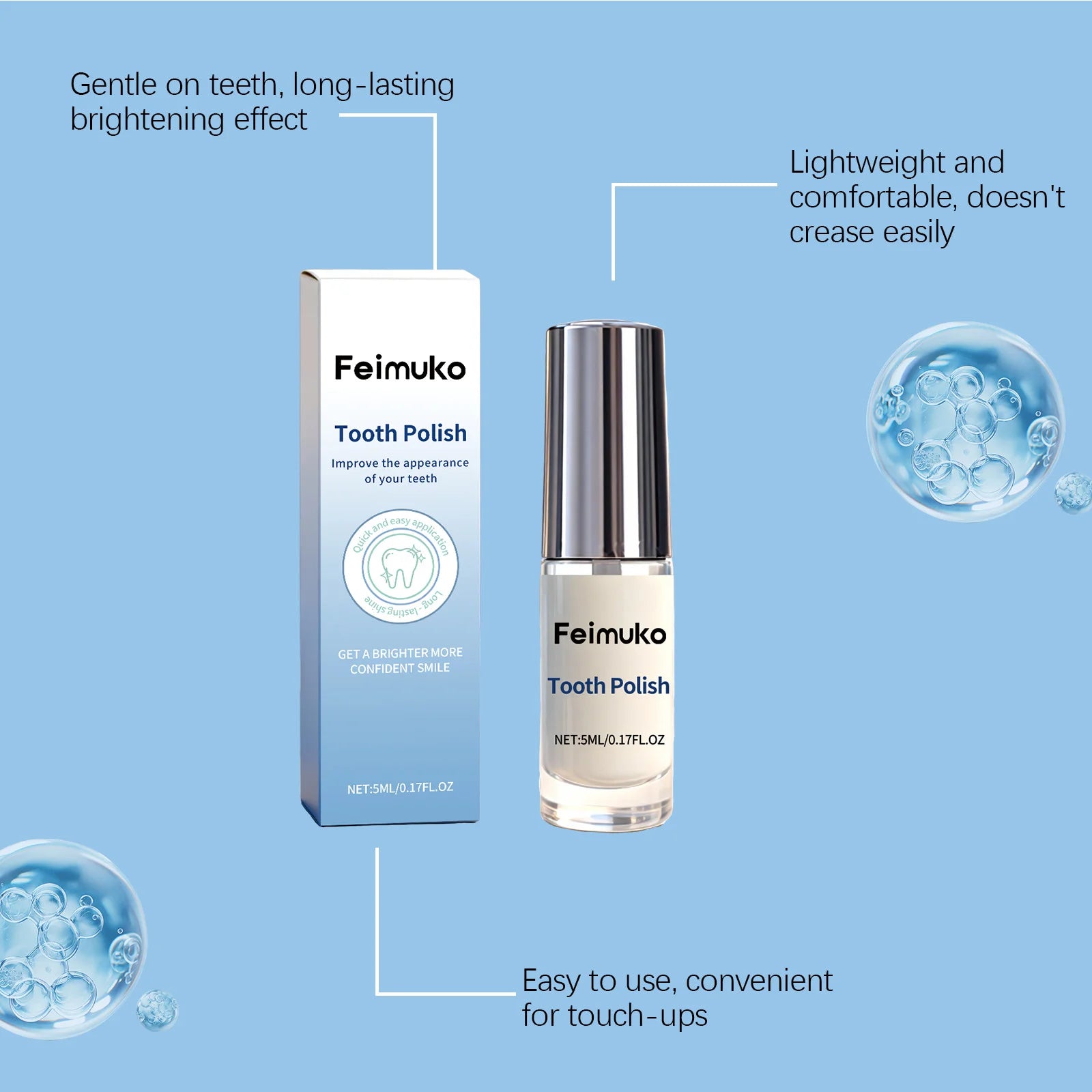 Teeth Whitening Paint Cleansing Plaque Stain Remove Tooth Pigments Brightening Yellow Teeth Fresh Breath Dental Bleaching Polish