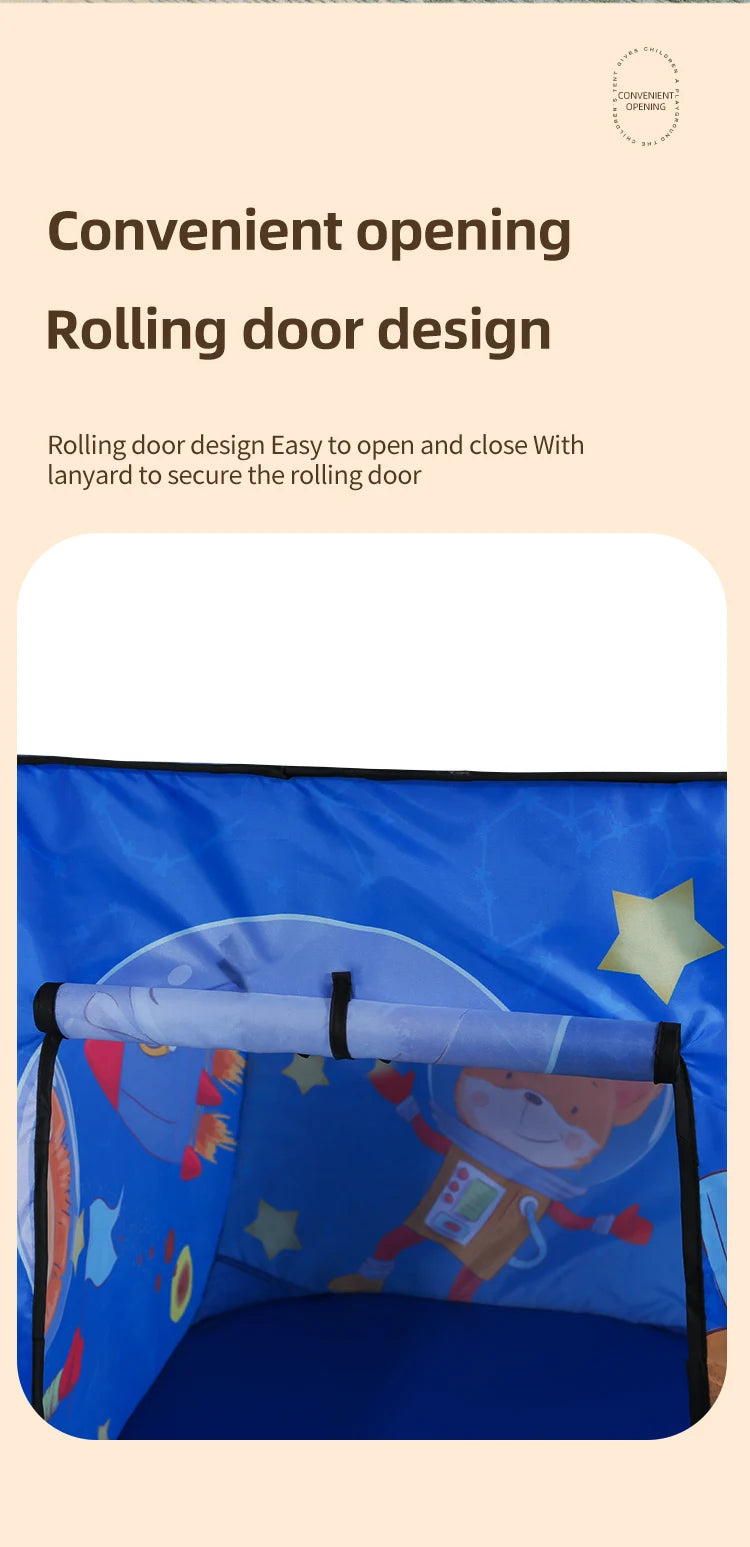 Children's Tent Game House Indoor and Outdoor No Installation Kindergarten Foldable Family Toy House