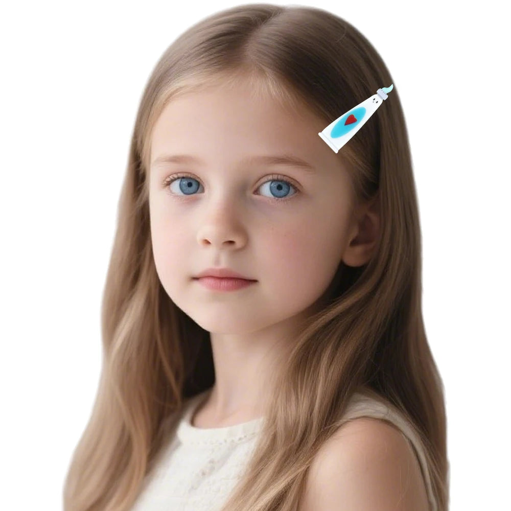 Cartoon Toothbrush Teeth Hair Clip Set Girls Ornaments Dental Decorate Cute Funny Hair Accessories Tooth Clip Dentistry Gift