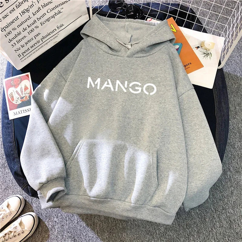 Casual  Womens Sweatshirts Printing Versatile Hooded Gym Sports Jogging Clothing Home Party Pullover Tops Y2k Street Fall Winter