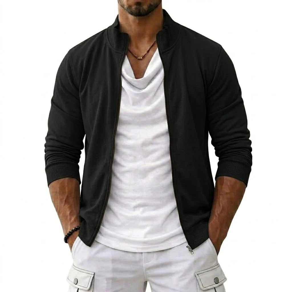 Mens Hooded Sweatshirts Lightweight Long Sleeve Cardigan Tops Autumn Casual Work Jackets Premium Athletic Outerwear for Men