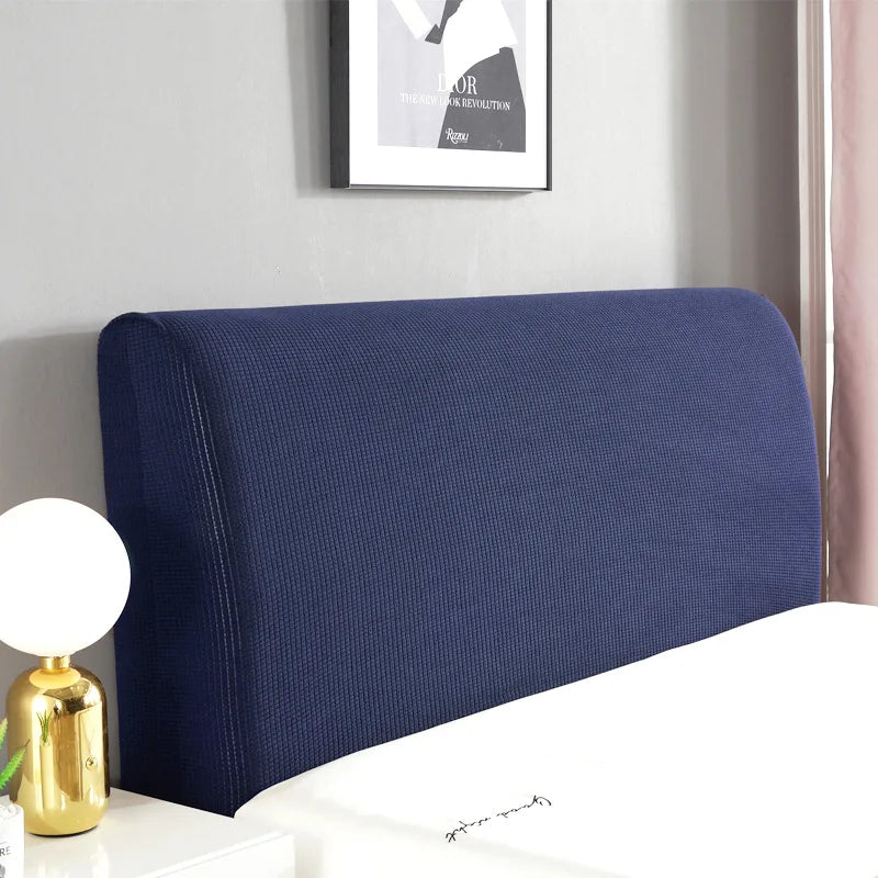 Simple Bedside Cover Elastic Thicken Protection Headboard Case Dust-Proof Nordic Bedroom Bed Cushion Cover House Decoration