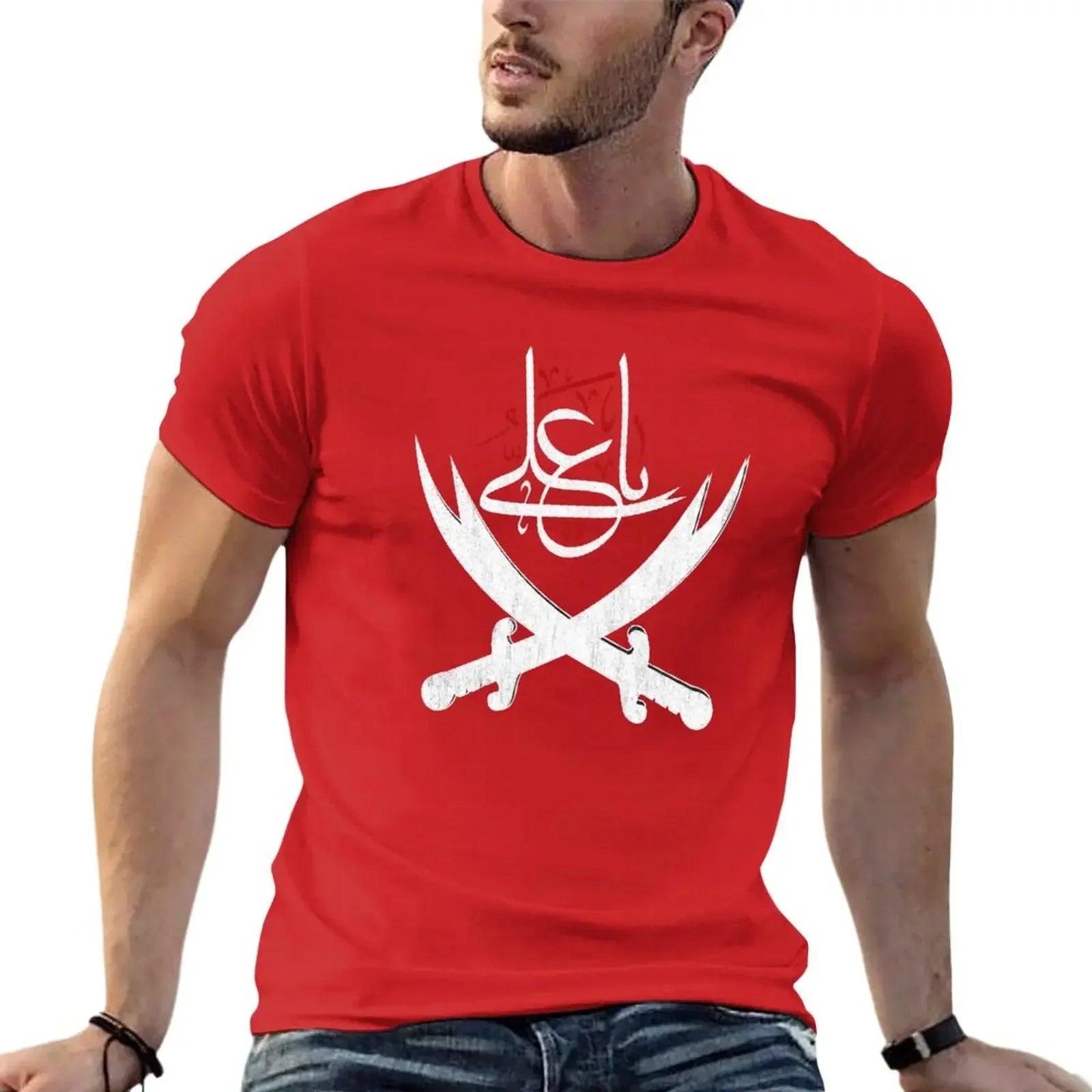Sweat shirts mens t shirts pack Ya Ali Shia Muharram Ashura Ya Ali Imam Hussain Karbala T-Shirt funny summer style men clothing