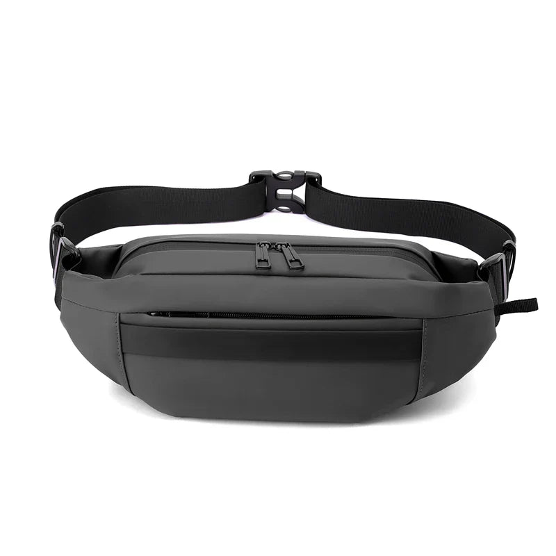 Quality Nylon Chest Pack Fashion Business Men Waist Bag 2024 New Male Fanny Pack Phone Bag Leisure Travel Shoulder Crossbody Bag