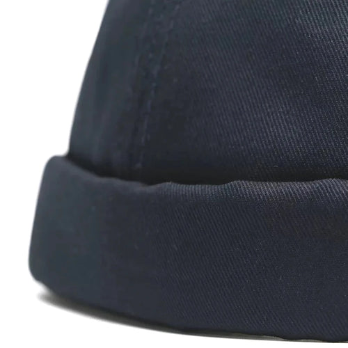 Brimless Cotton Skull Caps, Adjustable Solid Hip-Hop Hats