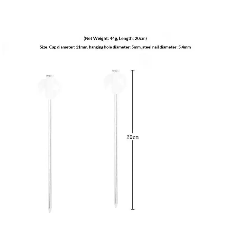Tent Essentials, Set of 2/4/6 Luminous Tent Pegs, 20cm Night Light Ground Spikes for Secure Pitching
