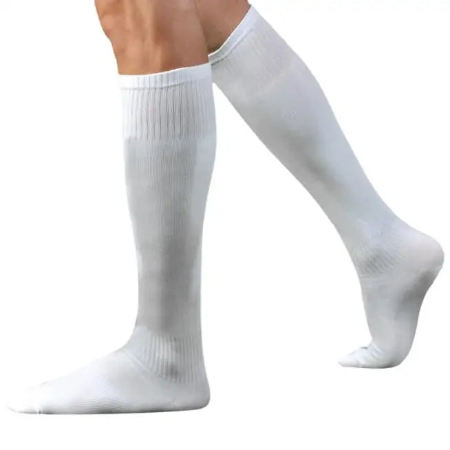 Football Socks Men'S Sports Soccer Socks Solid Color Over Knee Socks Casual Breathable Socks Men'S Training Socks Ball Socks