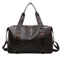 2023 New Men's Business PU Travel Handbag Soft Leather Texture Shoulder Bag Sports TrainingLarge Capacity Handheld Crossbody