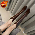 Long Boots for Women Middle Heel Spring Autumn Pointed Toe Quality Knee High Shaft Shoes Woman Work Y2k Hot Gyaru Cosplay New In