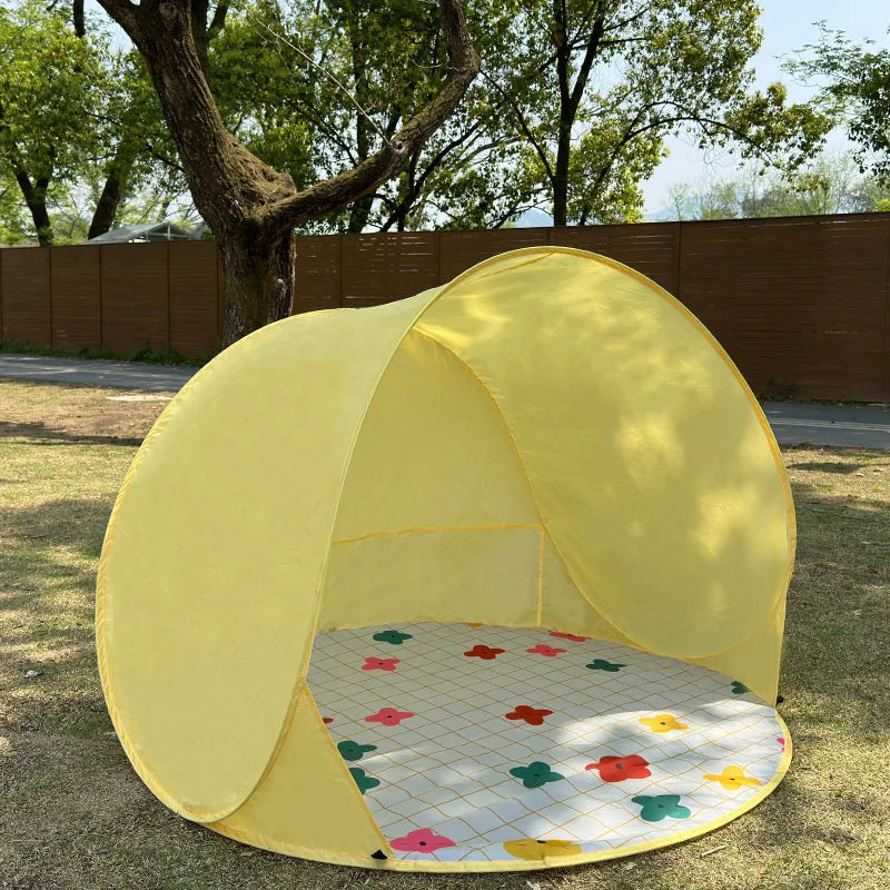 2026 Outdoor Camping Picnic Quick Setup Tent Summer Portable Ins Style Beach Up Tent Easy Install Sun Shelter Travel