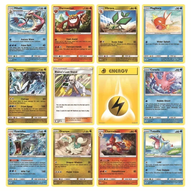 Pokemon Trading Cards 40 Pcs English PTCG Game Collection Strange Tree 151 SV4A Gift for Children