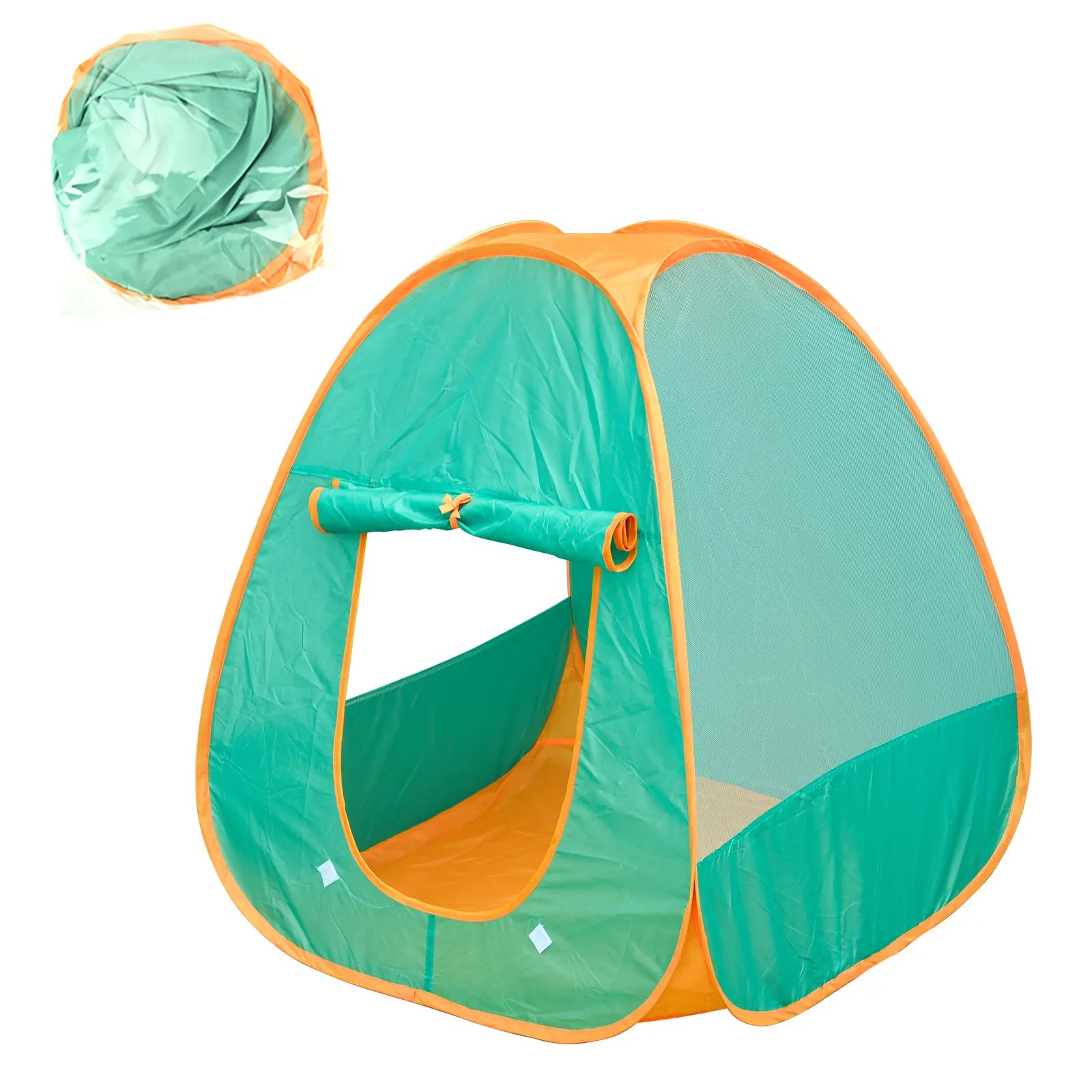 Tent House Green Foldable Portable Children's Game House Toy