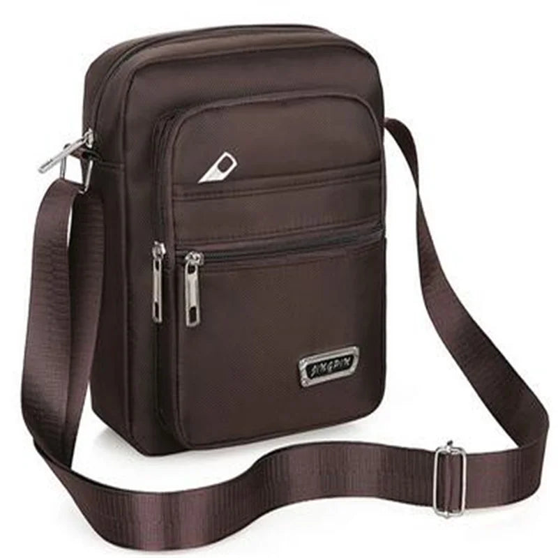 2023 Men Nylon Shoulder Bag Messenger Bag Casual Nylon Zipper Pocket Handbag Fashion Tote Travel Male Crossbody Bags New