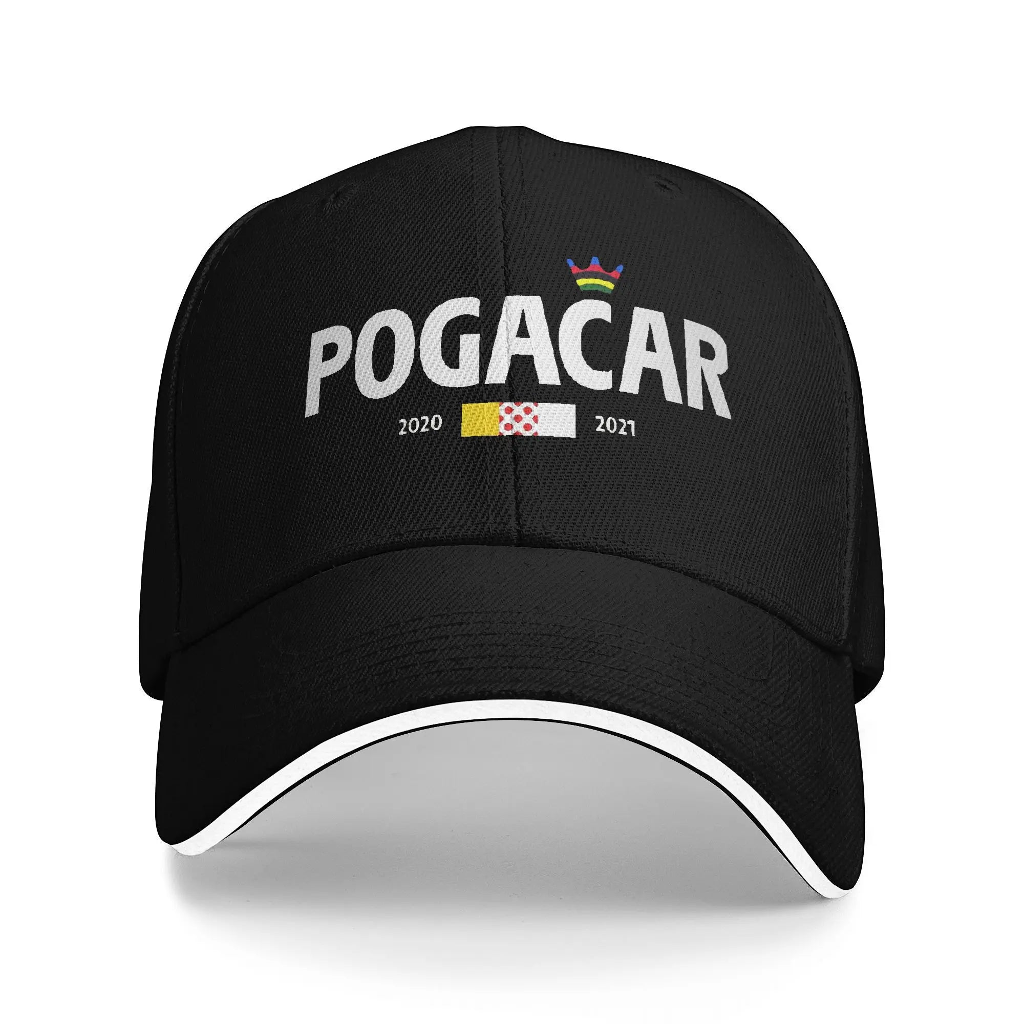 Men Women Tadej Pogacar Bicycling  Sandwich Cap  
 Fitted Baseball Cap Snapback Caps  Trucker Hat Adjustable Dad Hat Washable