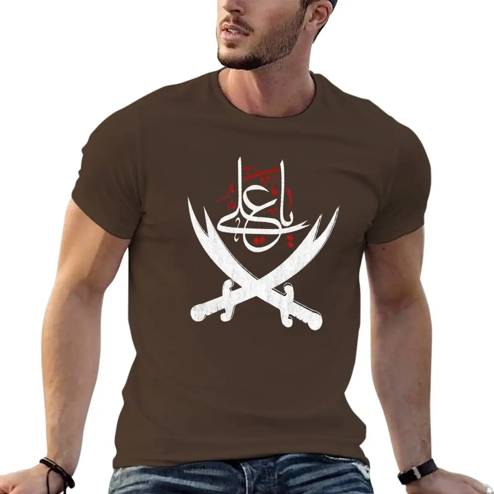 Sweat shirts mens t shirts pack Ya Ali Shia Muharram Ashura Ya Ali Imam Hussain Karbala T-Shirt funny summer style men clothing