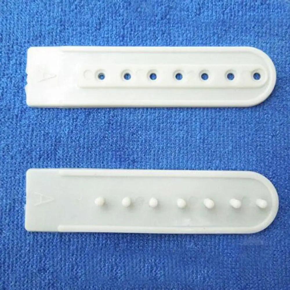 10 Pcs/set Practical Snapback Hat Cap Baseball Cap Repair Strap Women Man Hats Plastic Replacement Adjustable Seven-hole Strap